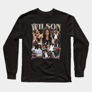 A'Ja Wilson Vintage Bootleg Long Sleeve T-Shirt